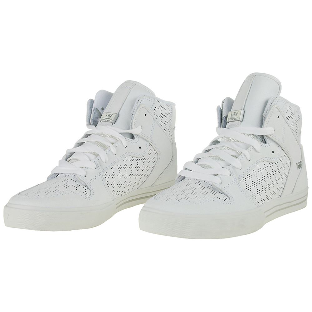 Baskets Montantes Supra Vaider Tuf Blanche Tuf White Homme | VFZ-99963333